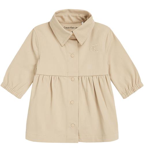 Calvin Klein Calvin Klein Skjortekjole - Utility - Pale Khaki