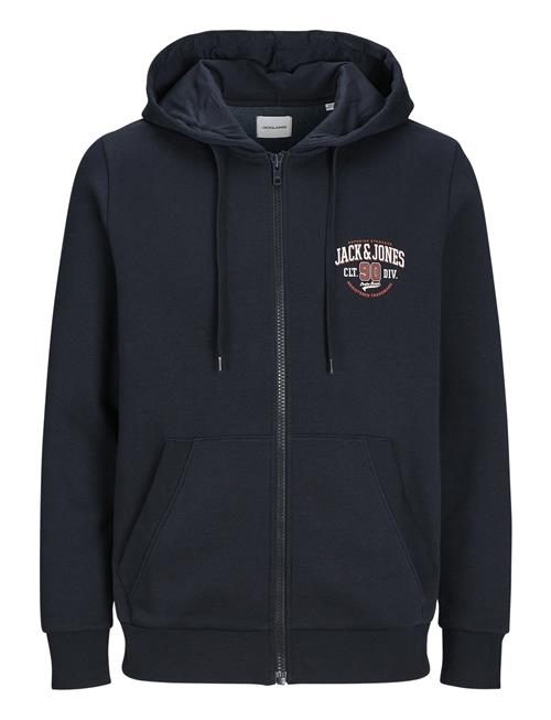 Jack & Jones Jjlogo Sweat Zip Hood 2 Col Jack & J S Navy