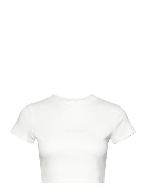 ABRAND A 90S Crop Tee ABRAND White