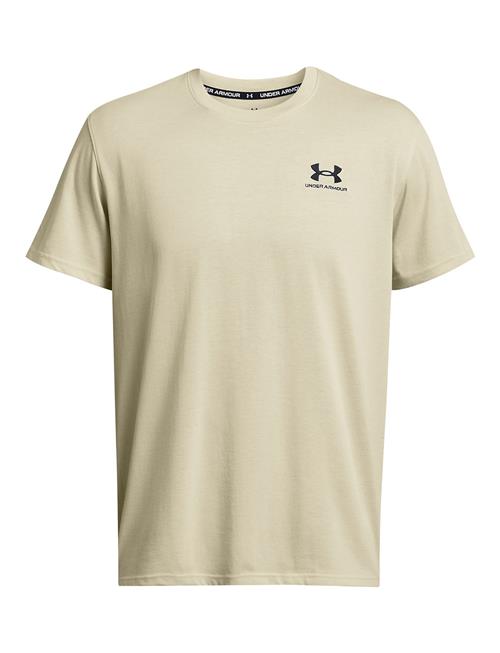 Se Under Armour Ua M Logo Emb Heavyweight Ss Under Armour Beige ved Booztlet