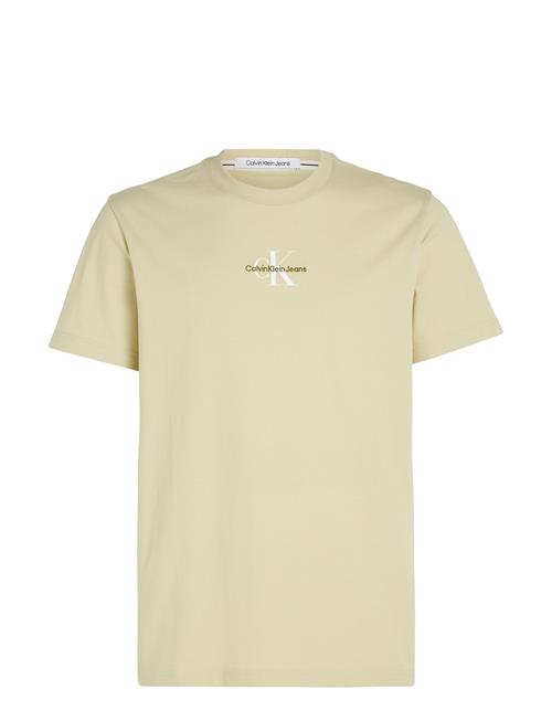 Calvin Klein Jeans Monologo Regular Tee Calvin Klein Jeans Beige