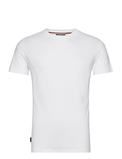 Se Superdry Essential Logo Emb Tee Superdry White ved Booztlet