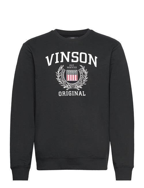 VINSON Kristian Mens Crew Neck VINSON Blue