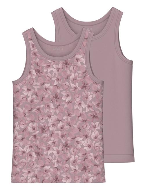 Se name it Nmftank Top 2P Mauve Flower Noos Name It Pink ved Booztlet