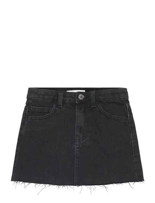 Mango Short Denim Skirt Mango Black