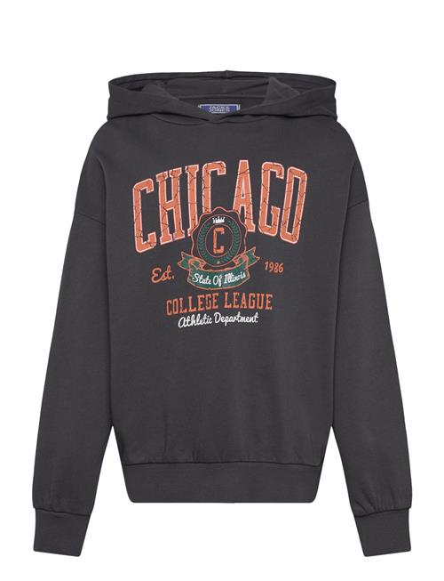 Se Jack & Jones Jorcharge Washed Sweat Hood Ln Styd Jnr Jack & J S Black ved Booztlet