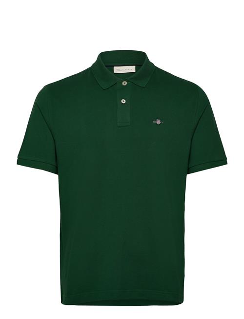 Se GANT Reg Emb Archive Shield Polo GANT Green ved Booztlet