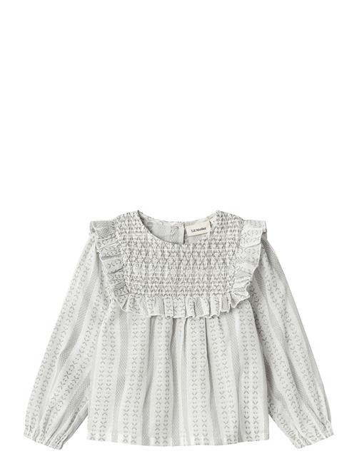 Se Lil'Atelier Nmfkenja Ls Loose Shirt Lil Lil'Atelier White ved Booztlet