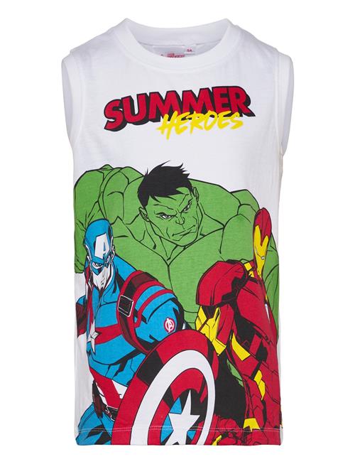 Se Marvel Tshirt Marvel White ved Booztlet