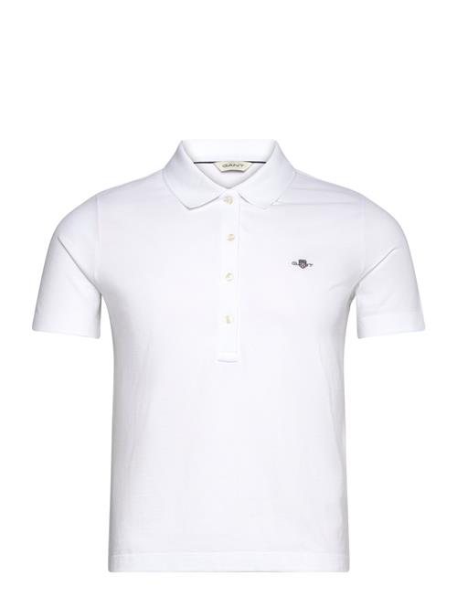 Emb Archive Shield Polo GANT White