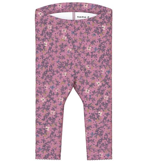 Se Name It Leggings - NbfNinne - Mauve Orchid ved KidsWorld