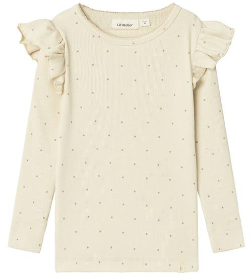 Se Lil Atelier Lil' Atelier Bluse - Rib - NmfGago - Birch ved KidsWorld