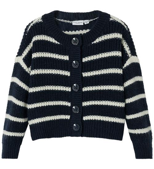 Se Name It Cardigan - Strik - NmfVeronja - Dark Sapphire ved KidsWorld