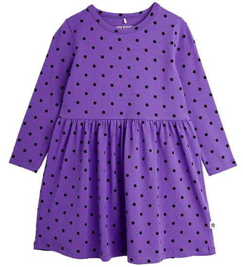 Mini Rodini Mini Rodini Kjole - Polka Dot - Lilla