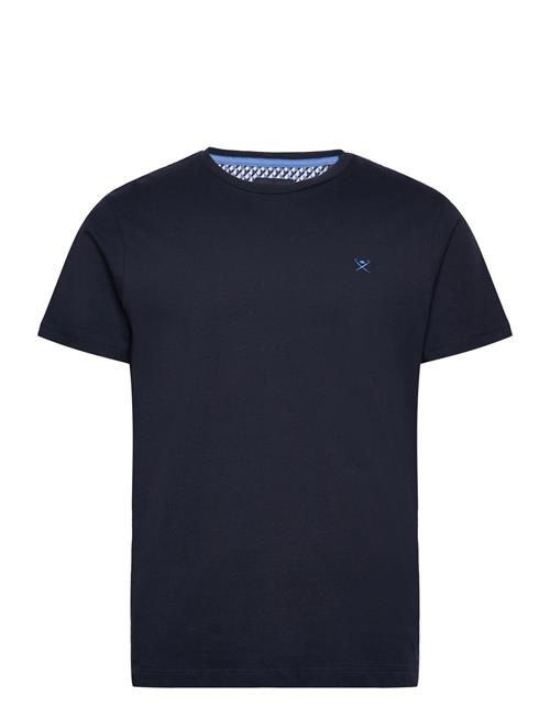 Se Hackett London Swim Trim Logo Tee Hackett London Navy ved Booztlet