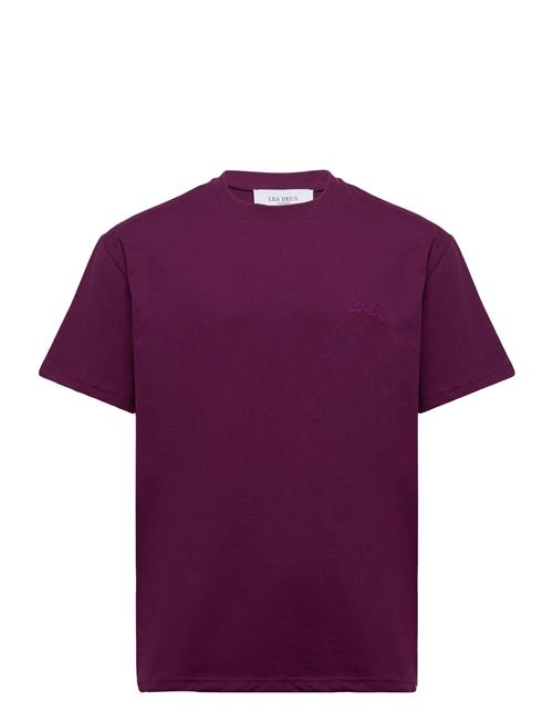 Les Deux Crew T-Shirt Les Deux Purple