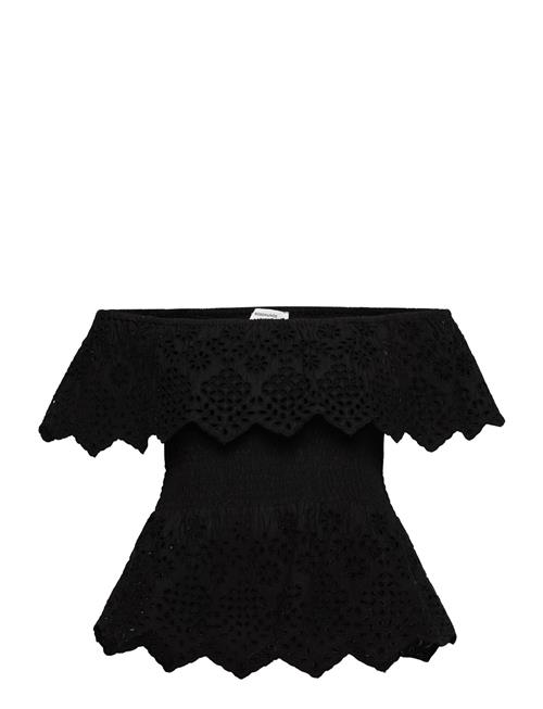 Rosemunde Cotton Top W/ Embroidery Rosemunde Black