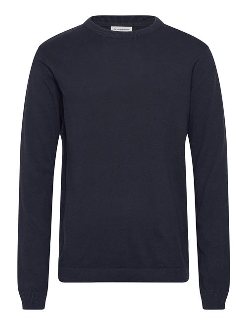 Lindbergh 100 Recycle Knit Round Neck Lindbergh Navy