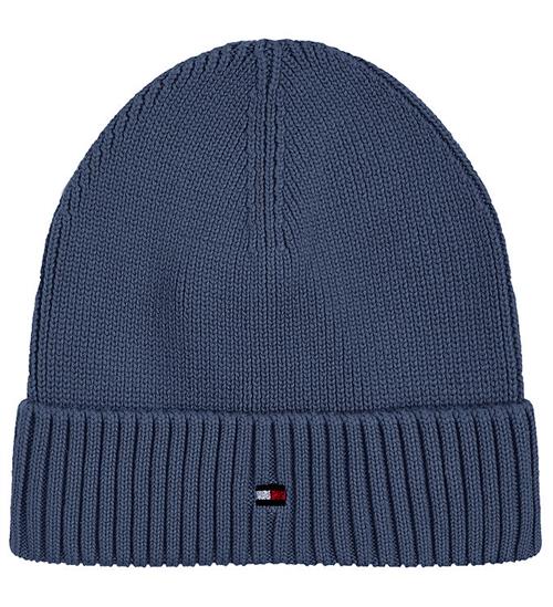 Se Tommy Hilfiger Hue - Strik - Small Flag - Blue Ink ved KidsWorld