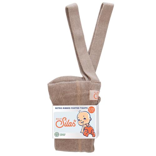 Se Silly Silas GOTS Strømpebukser Peanut Blend | Beige | 2-3 years ved Babyshop