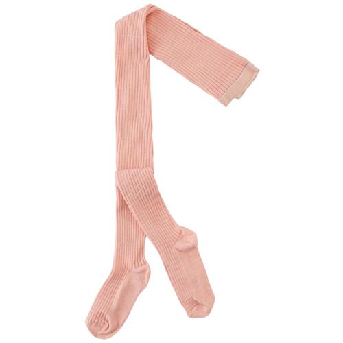 Se Molo Ribbede Strømpebukser Petal Blush | Lyserød | 146/152 cm ved Babyshop