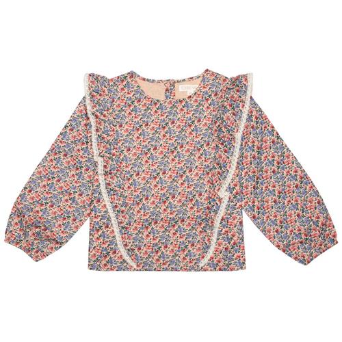 Louise Misha Tubi Blomstret Bluse Blush Floral World | Lyserød | 10 years