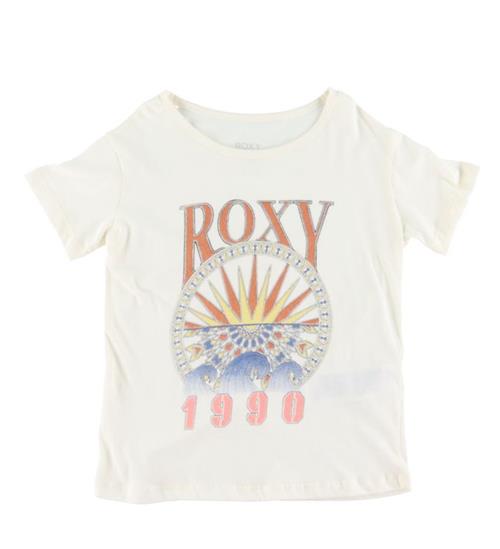 Roxy Roxy T-Shirt - Day And Night - Vintage A - Egret