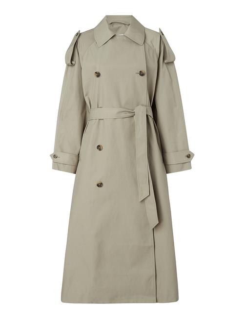 Calvin Klein Over D Trench Coat Calvin Klein Green