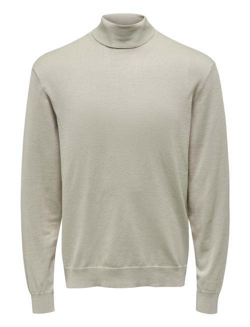 Onswyler Life Roll Neck Knit ONLY & SONS Cream