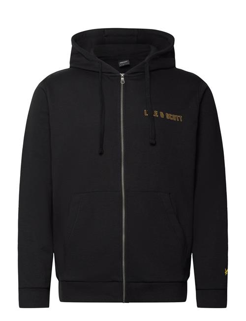 Lyle & Scott Collegiate Full Zip Hoodie Lyle & Scott Black