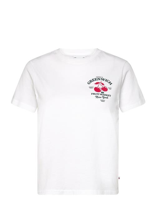 Se Tommy Jeans Tjw Reg Novelty 2 Tee Tommy Jeans White ved Booztlet