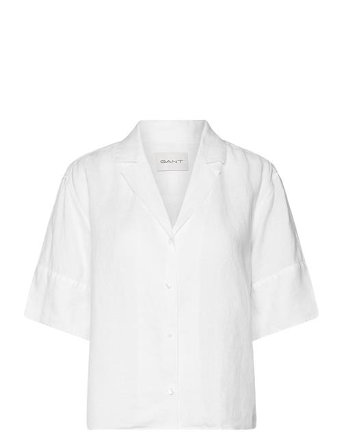 GANT Rel Ss Linen Shirt GANT White