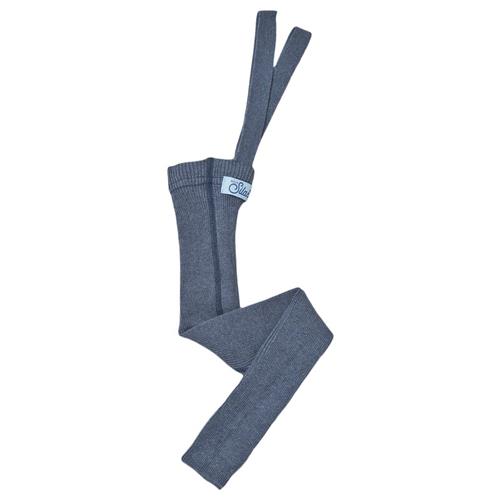 Se Silly Silas GOTS Fodsløse strømpebukserer Steel Blue | Blå | 6-12 months ved Babyshop