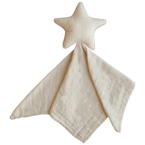 Se Mushie Lovely Kostæppe Med Stjerne Fog |  | 0-3 ved Babyshop