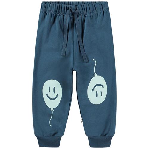 Se Molo GOTS Simeon Joggingbukser Calm Fjord | Blå | 68 cm ved Babyshop