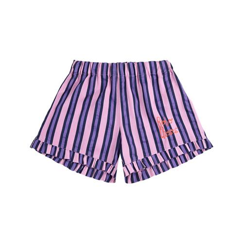 Bobo Choses Stribet Flæset Shorts Lyserød | Lyserød | 6-7 years