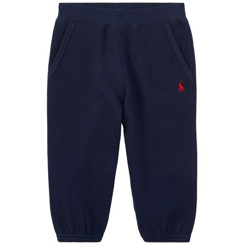 Se Ralph Lauren Logo Baby Sweatpants Navyblå | Marine blå | 9 months ved Babyshop