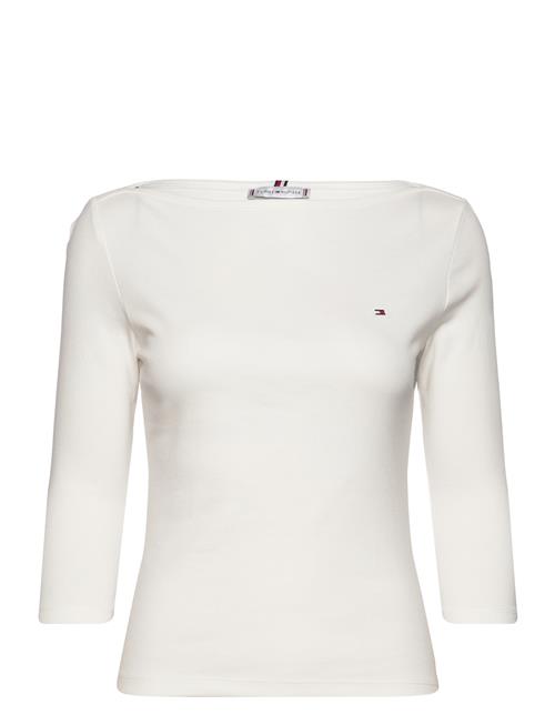 Tommy Hilfiger Slim Cody Boat-Nk 3/4Slv Tommy Hilfiger Cream