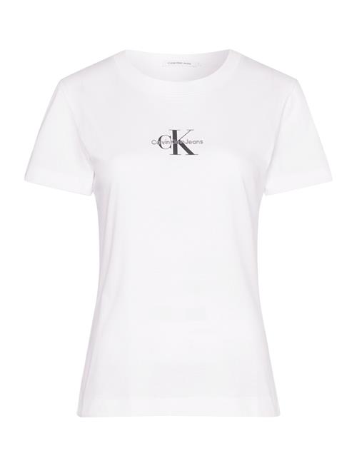 Calvin Klein Jeans Monologo Slim Tee Calvin Klein Jeans White