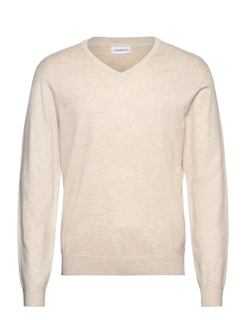 Lindbergh Eco Vero V-Neck Jumper Lindbergh Cream