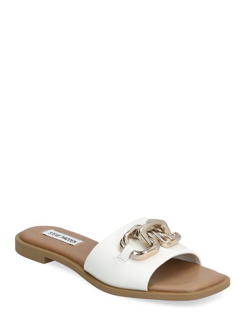 Gene Sandal Steve Madden White