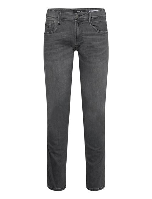 Se Replay Anbass Trousers Slim 99 Denim Replay Grey ved Booztlet