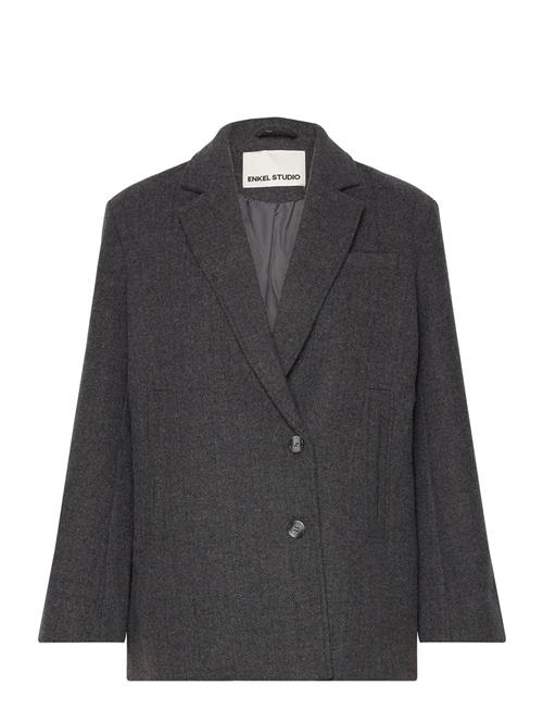 Se Enkel Studio Esoratt Jacket F Enkel Studio Grey ved Booztlet