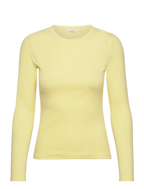 Basic Apparel Ludmilla Ls Tee Gots Basic Apparel Yellow