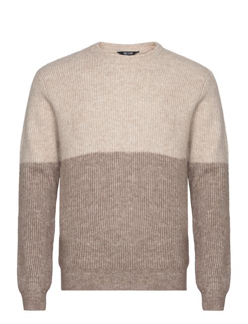 Se ONLY & SONS Onstegan Reg 5 Cb Wool Crew Knit Bf ONLY & SONS Cream ved Booztlet