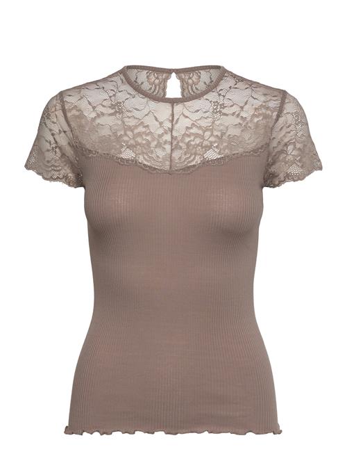 RM By Rosemunde Rmwbea Lace Heartshape Ss Top RM By Rosemunde Beige