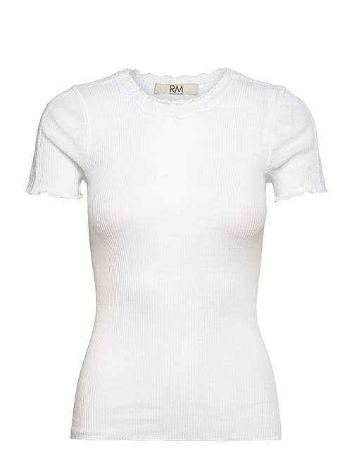 Rmwbea Lace Ss Top RM By Rosemunde White