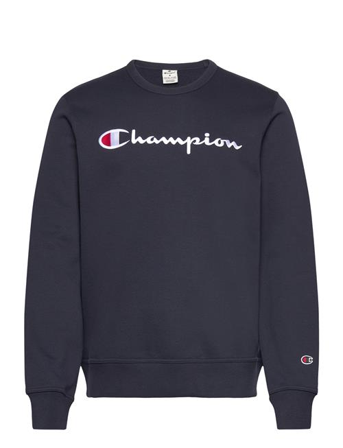 Se Champion Crewneck Sweatshirt Champion Navy ved Booztlet