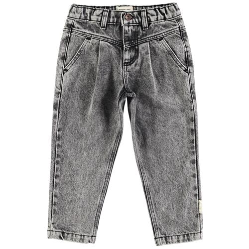 Piupiuchick Mom Fit Jeans Washed Black Denim | Grå | 3 years