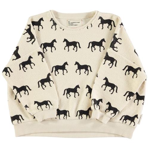 Piupiuchick Mønstret Sweatshirt Ecru |  | 3 years